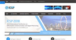 Desktop Screenshot of icsp.org